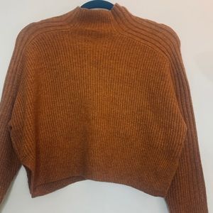 Cropped Brown Knitwear